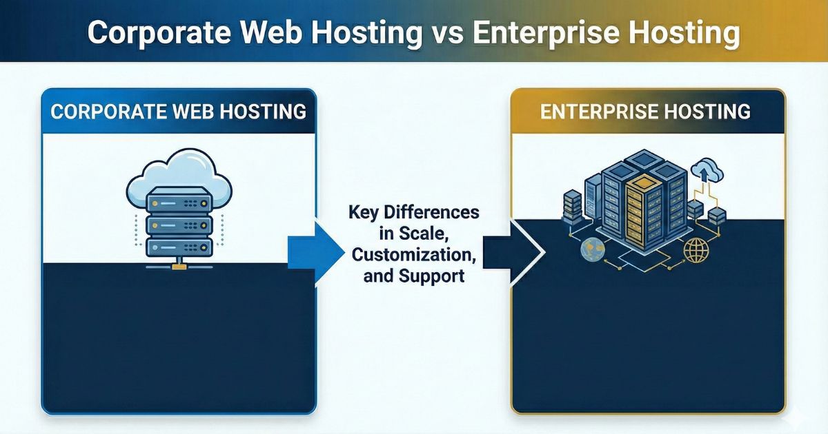 Corporate Web Hosting VS Enterprise Hosting