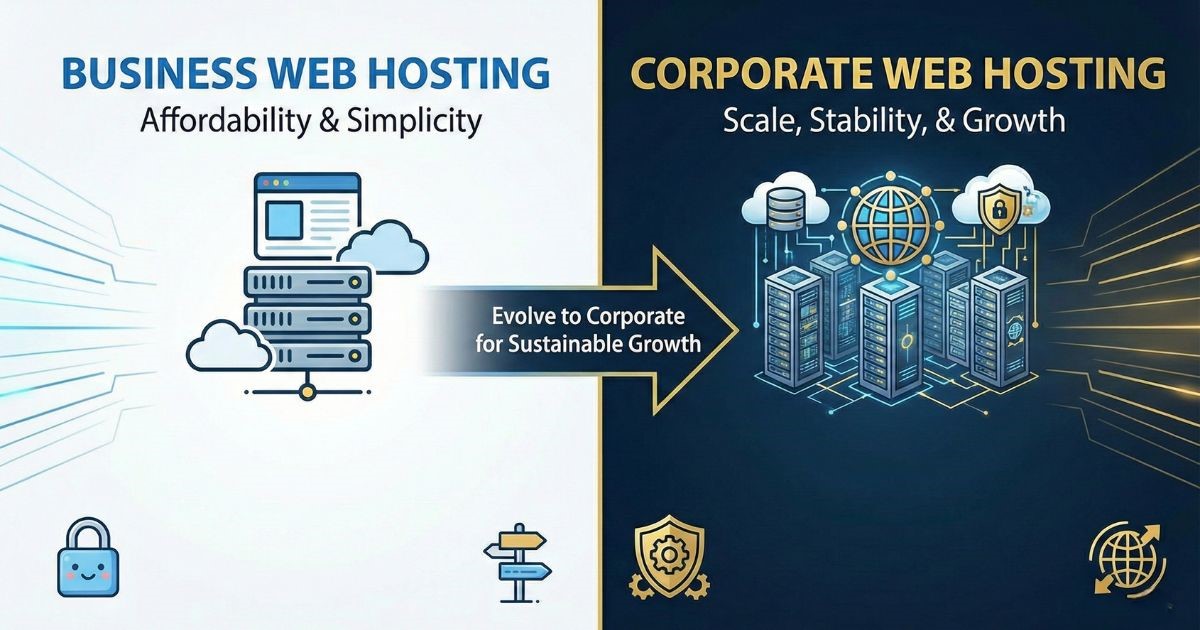Corporate Web Hosting vs Business Web Hosting