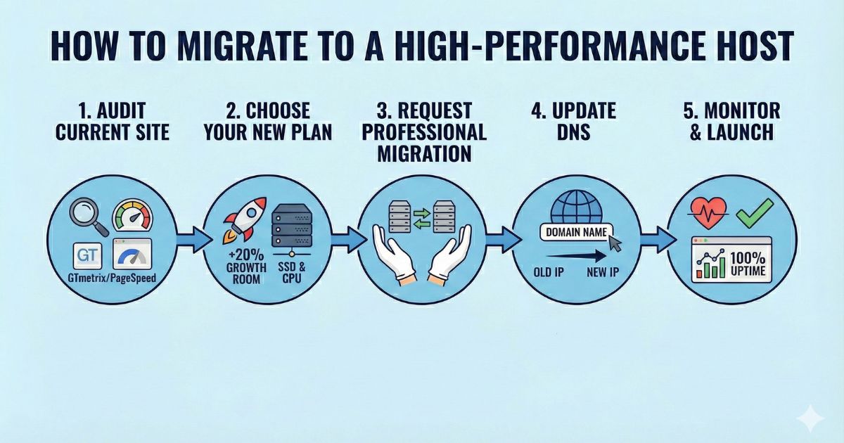How to Migrate to a High-Performance Host
